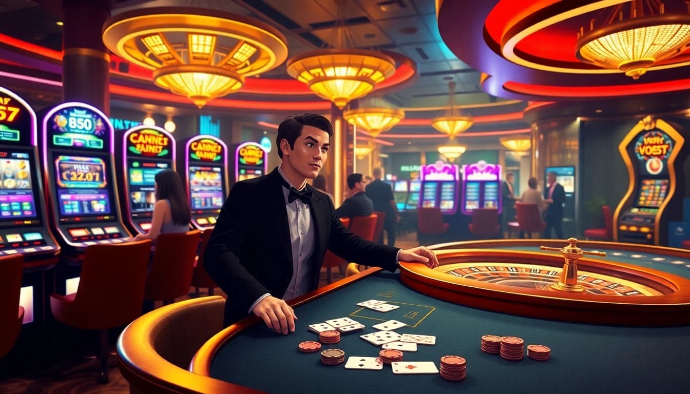 Experience the excitement of five88 with modern slot machines and a vibrant casino atmosphere.