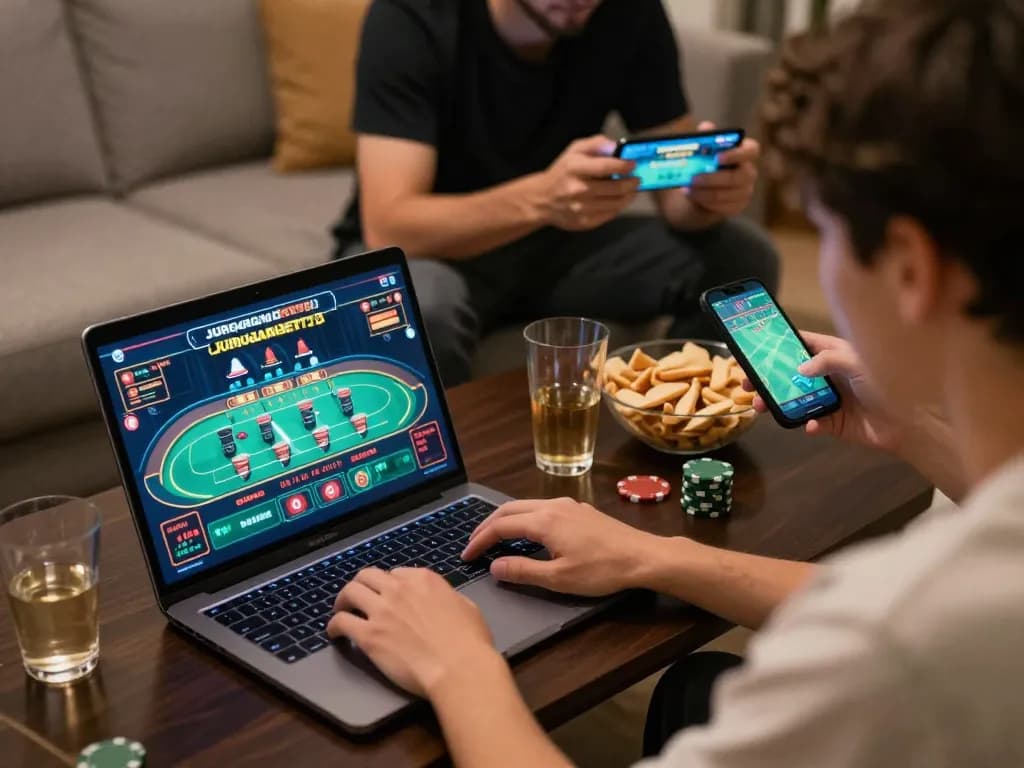 Engage in online betting with Juraganbet88 while enjoying a cozy home environment.