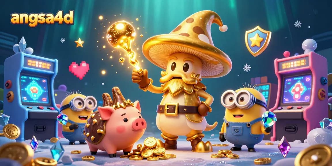 Unlock winning strategies with angsa4d's magical casino scene filled with gems and treasures.