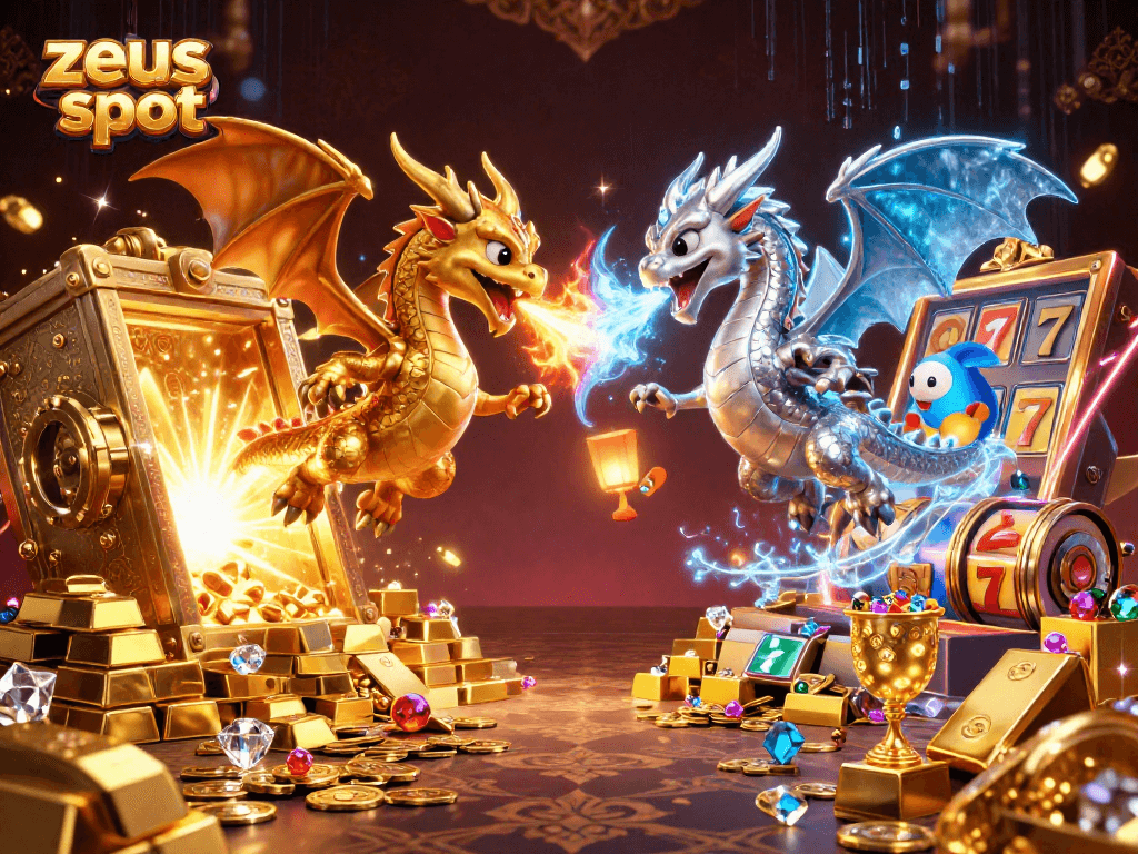 Experience the thrill of zeus slot with mesmerizing dragons and treasures in an enchanting 3D casino world.