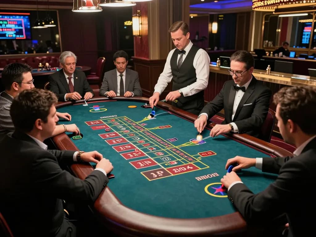 Experience the thrill of May88 live casino with players engaged in a dynamic roulette game.
