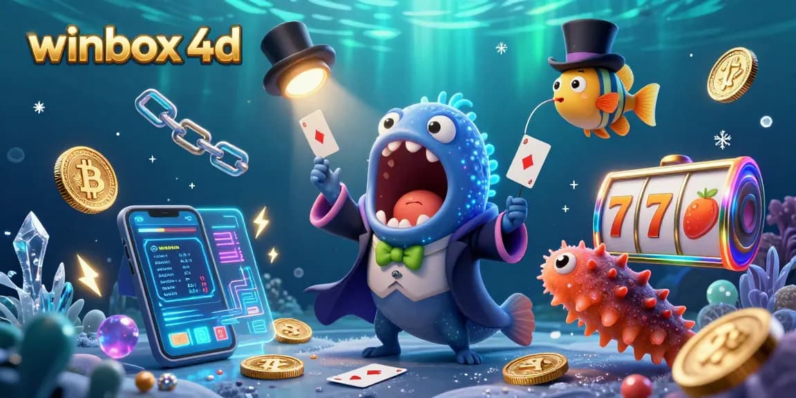 Engage in winbox 4d with an enchanting underwater magic performance featuring crypto coins.