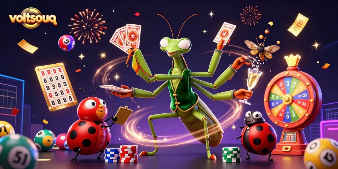 Experience thrilling gameplay with voltsouq's vibrant gambling scene featuring dynamic lottery elements.