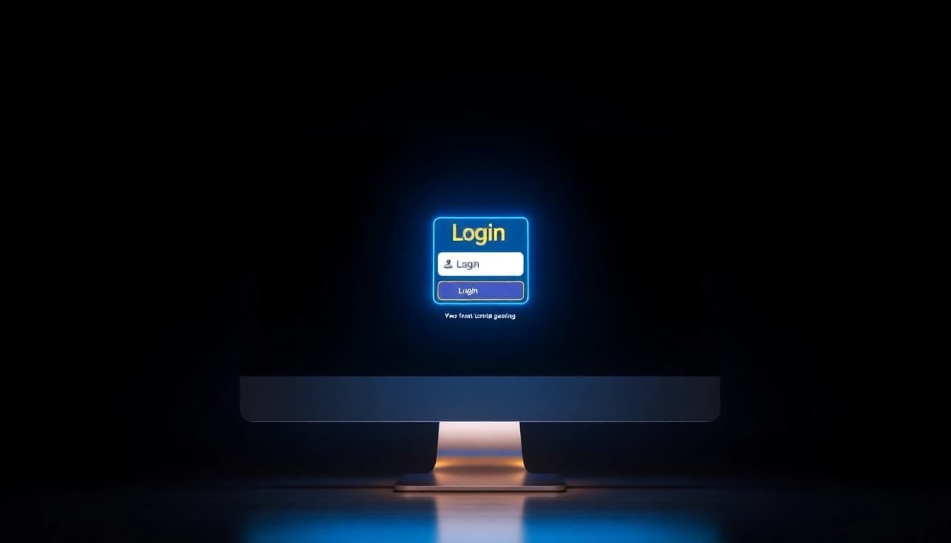 Login interface garasislot dengan desain menarik dan fitur interaktif.