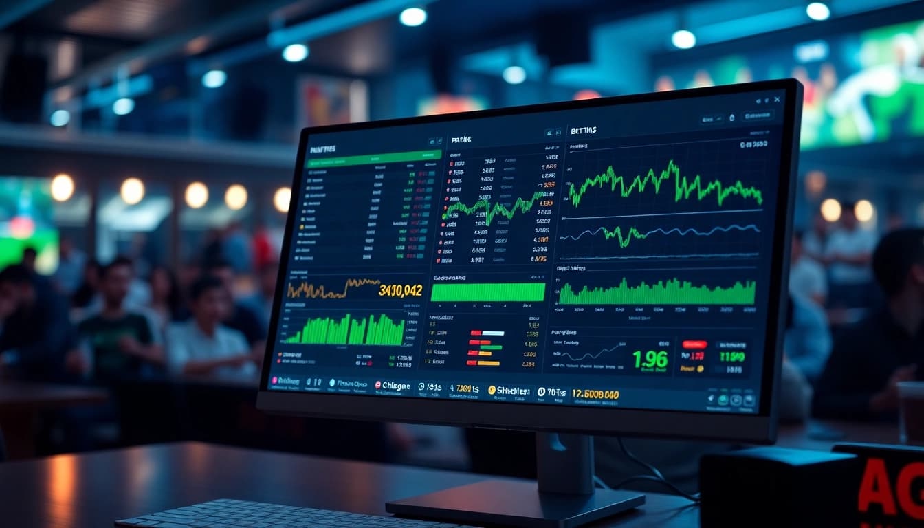 Live sports betting interface showcasing keo nha cai with dynamic odds and predictions