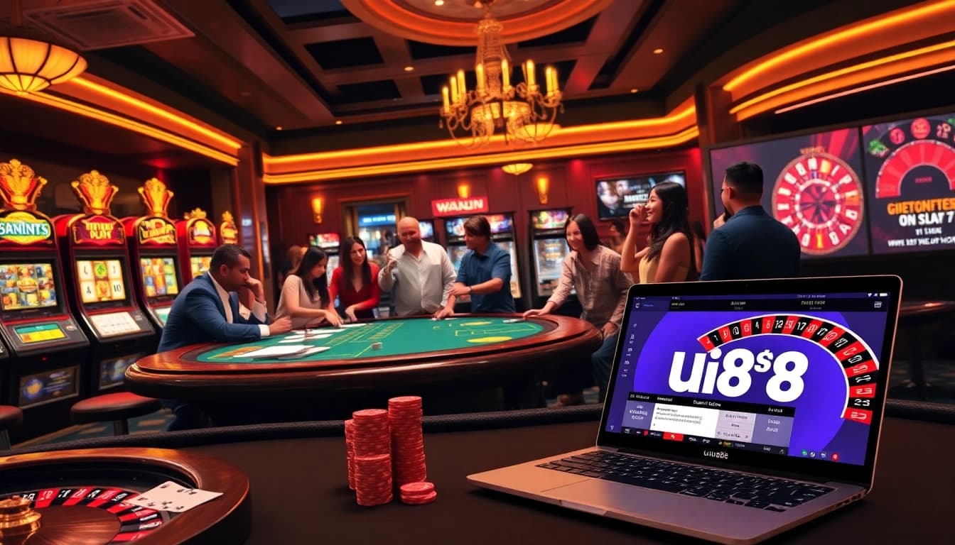 Experience thrilling action at uu88 with high-stakes poker and vibrant slot machines.