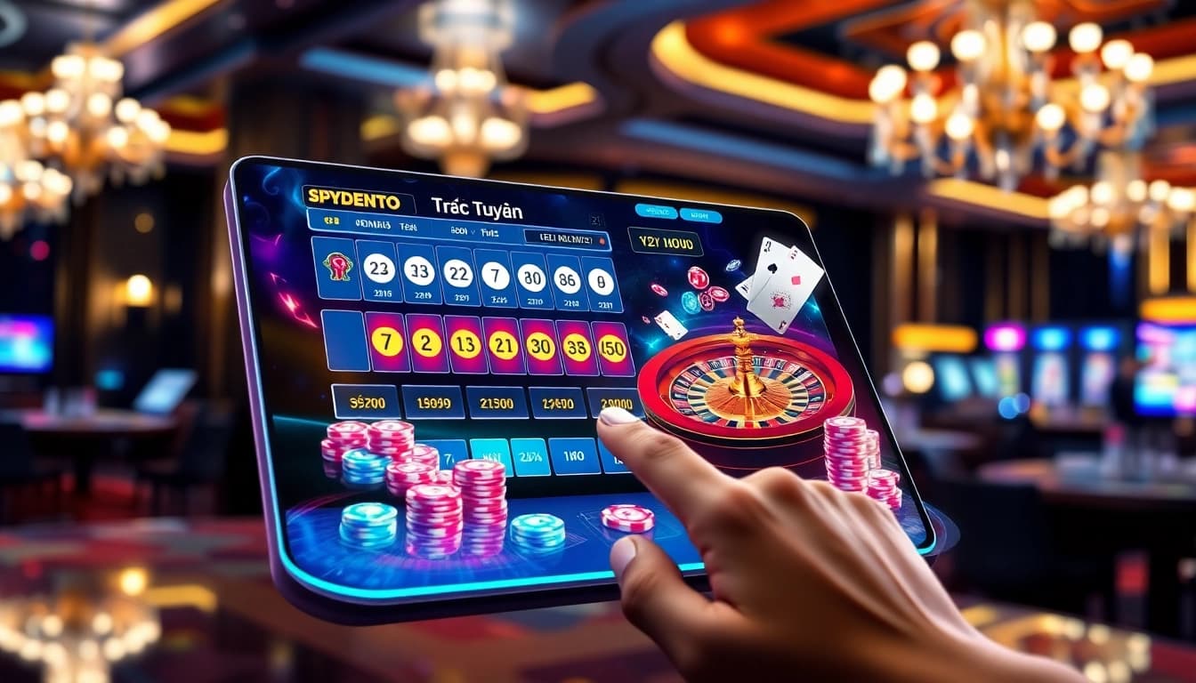 Lô đề trực tuyến interface showing real-time lottery draws and strategic betting options