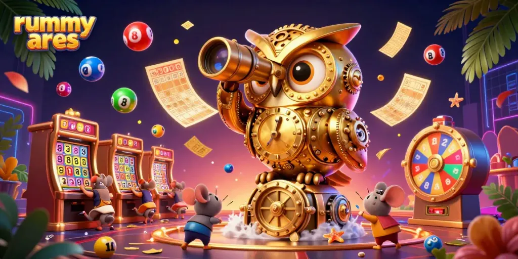 Win huge on Rummy Ares with dynamic gameplay and vibrant graphics in a captivating 3D illustration.