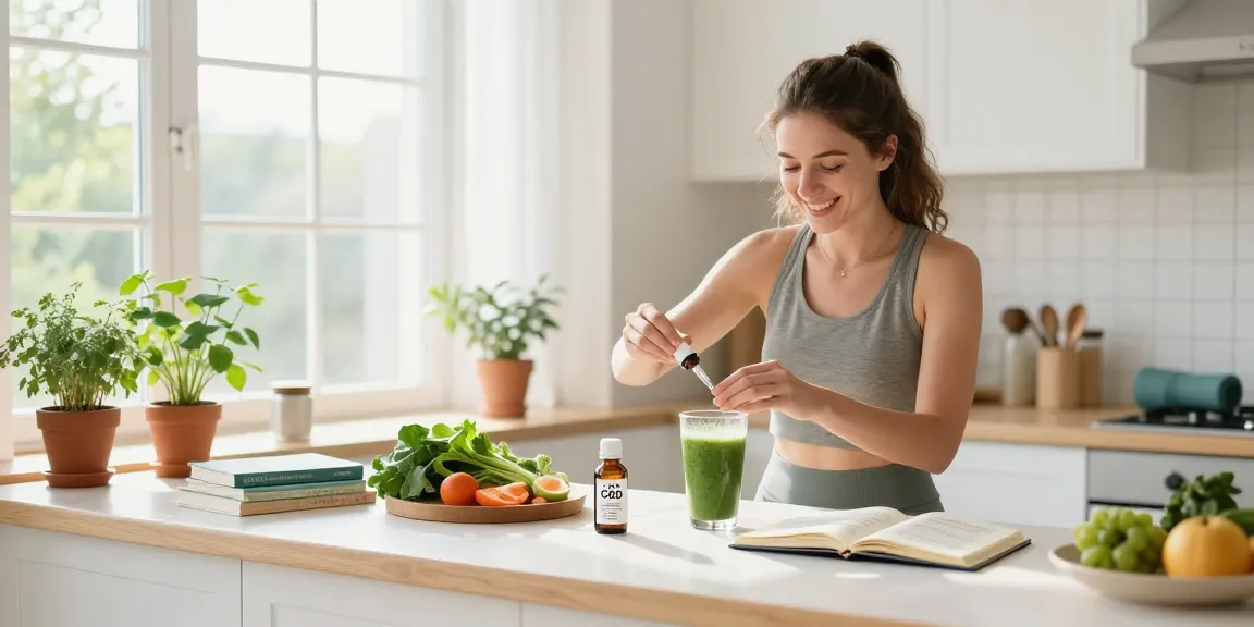 What is the legal vaping age in Cyprus highlighted in a healthy environment featuring organic CBD oil, plants, and wellness essentials.