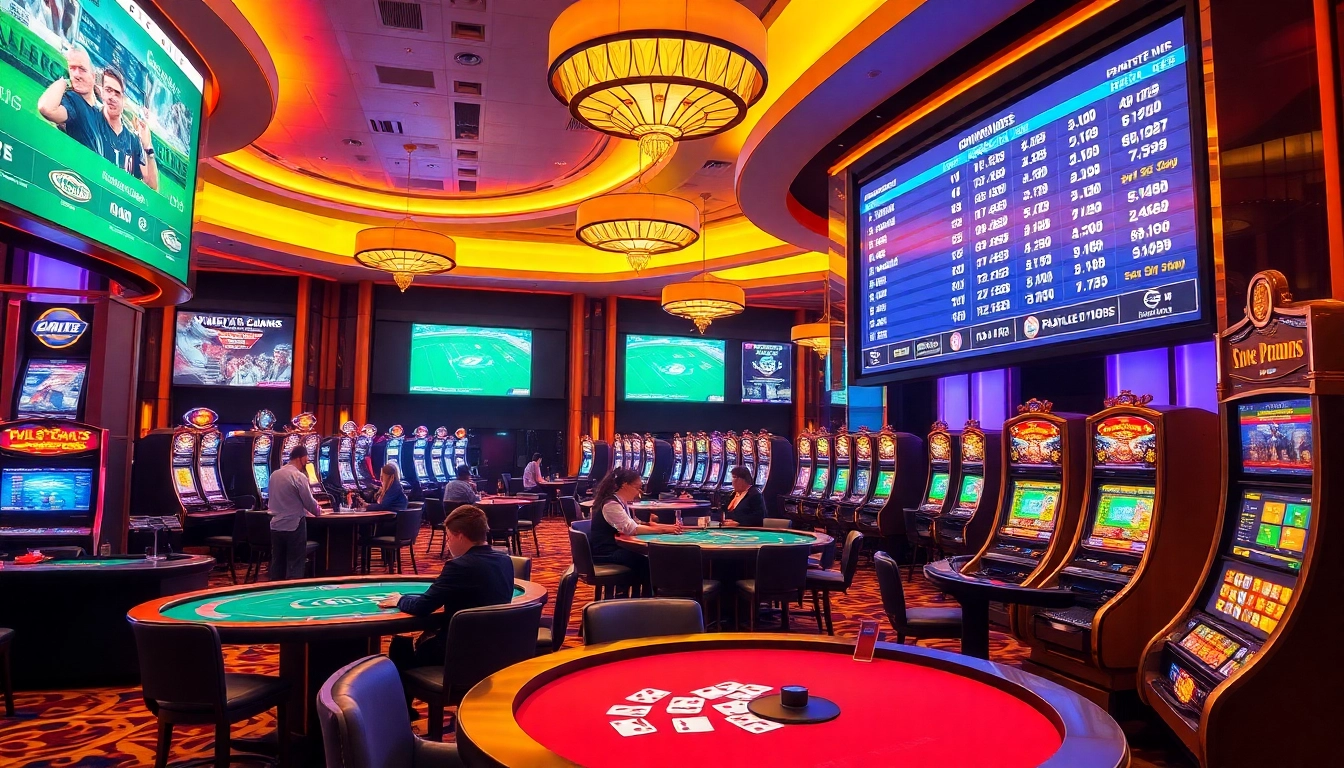 NA777 offers an engaging sports betting experience with vibrant casino elements and professional dealers.
