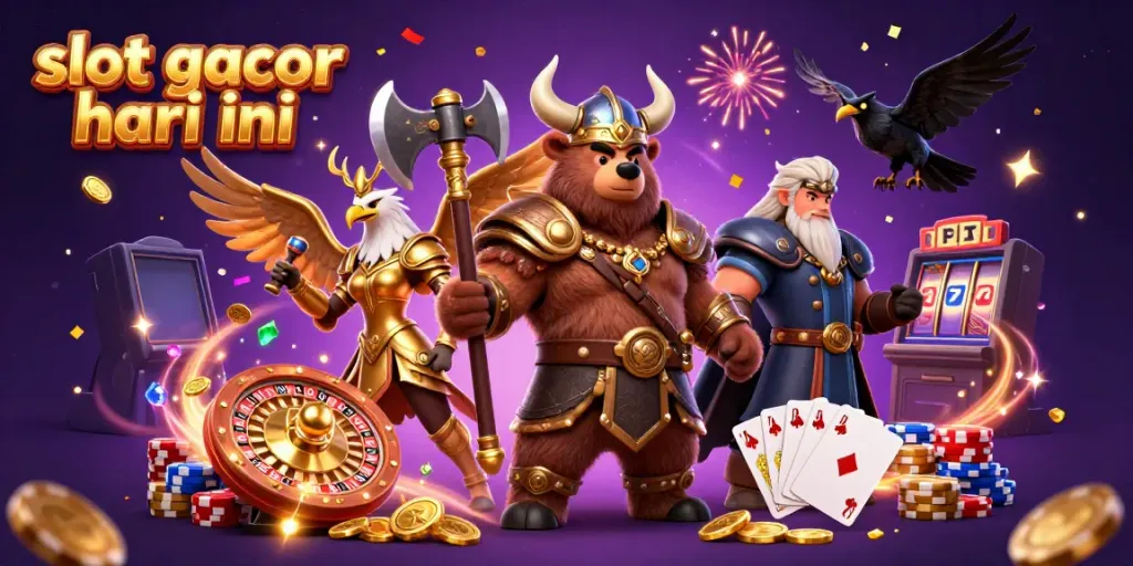 Raih keberuntungan dengan permainan slot gacor hari ini yang penuh aksi dan desain menakjubkan