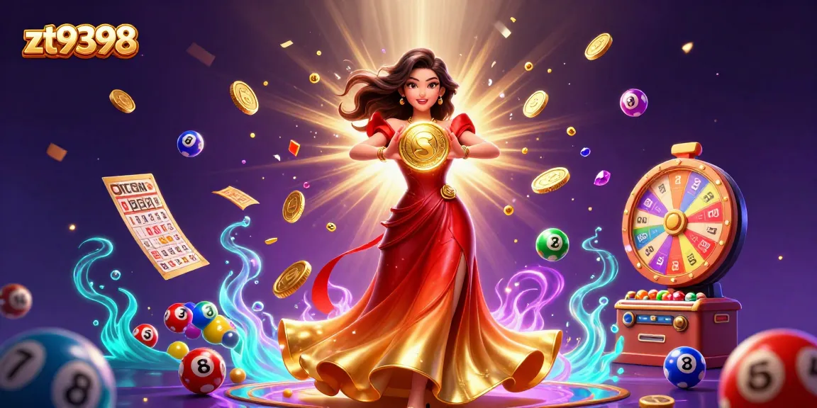 Engage in thrilling gameplay with zt9398's dynamic lottery experience, featuring vibrant balls and prizes.