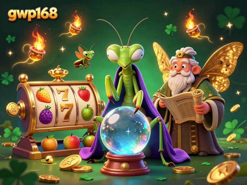 Permainan slot menarik di gwp168 dengan karakter menarik dalam gambaran 3D.