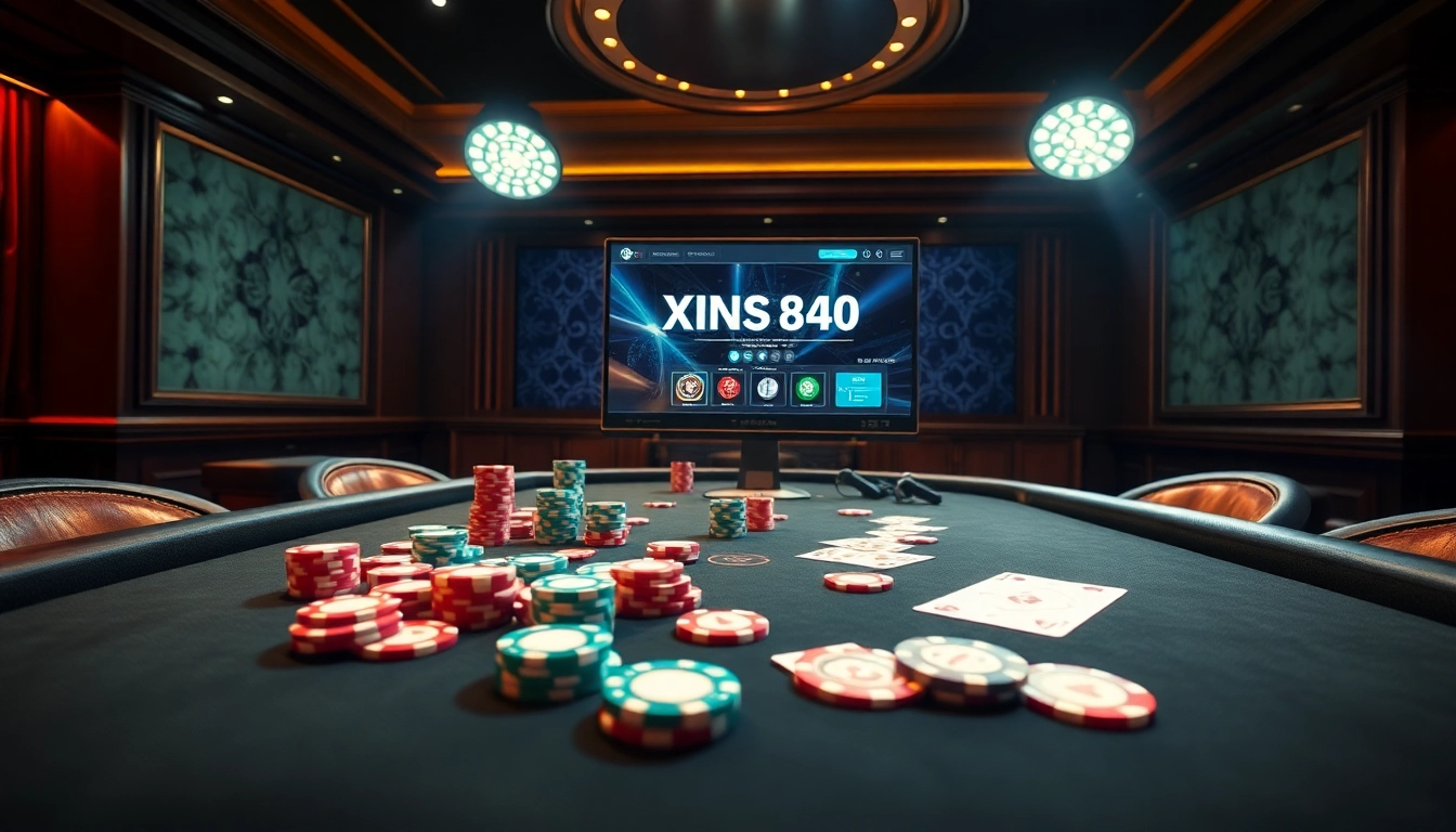 Bet confidently at https://xin88ac.app/ with vibrant poker chips and glowing casino tables.