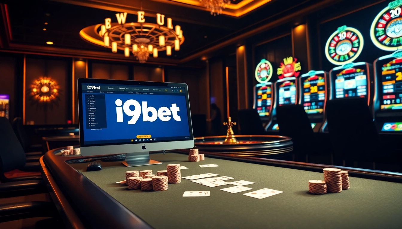 Experience thrilling gaming action at i9bet with luxury poker tables and interactive online betting.