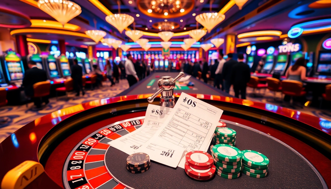 Experience the thrill of winning with Ketquaxoso at a luxurious casino gaming floor.