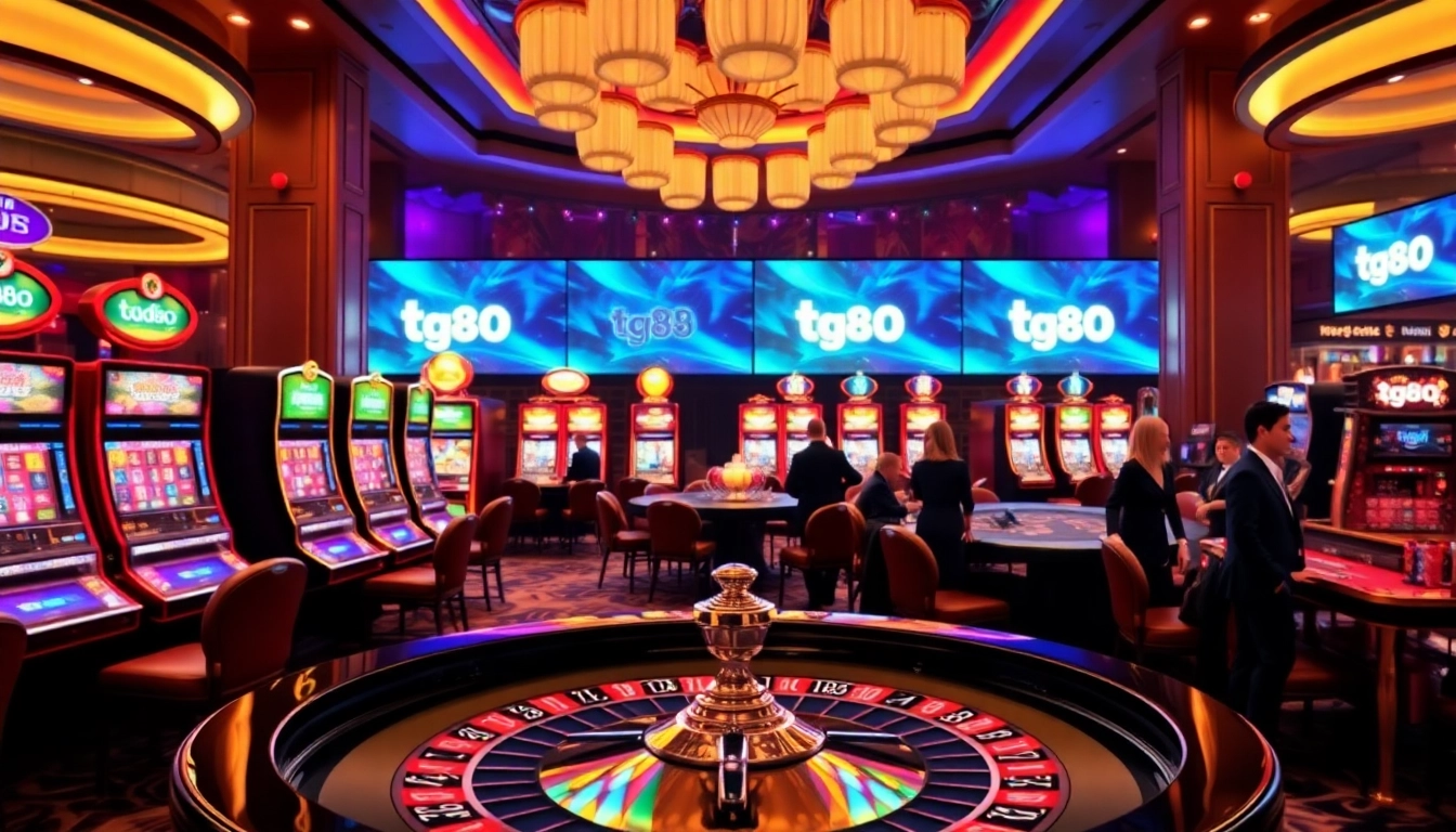 Experience the thrill of winning at tg88 link's vibrant casino with exciting slot machines and roulette.