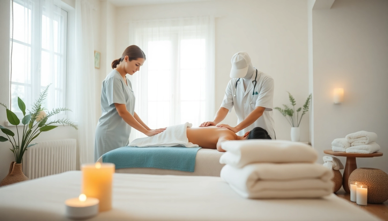 Experience a calming 오산출장마사지 as a professional therapist provides soothing treatments in a serene home environment.