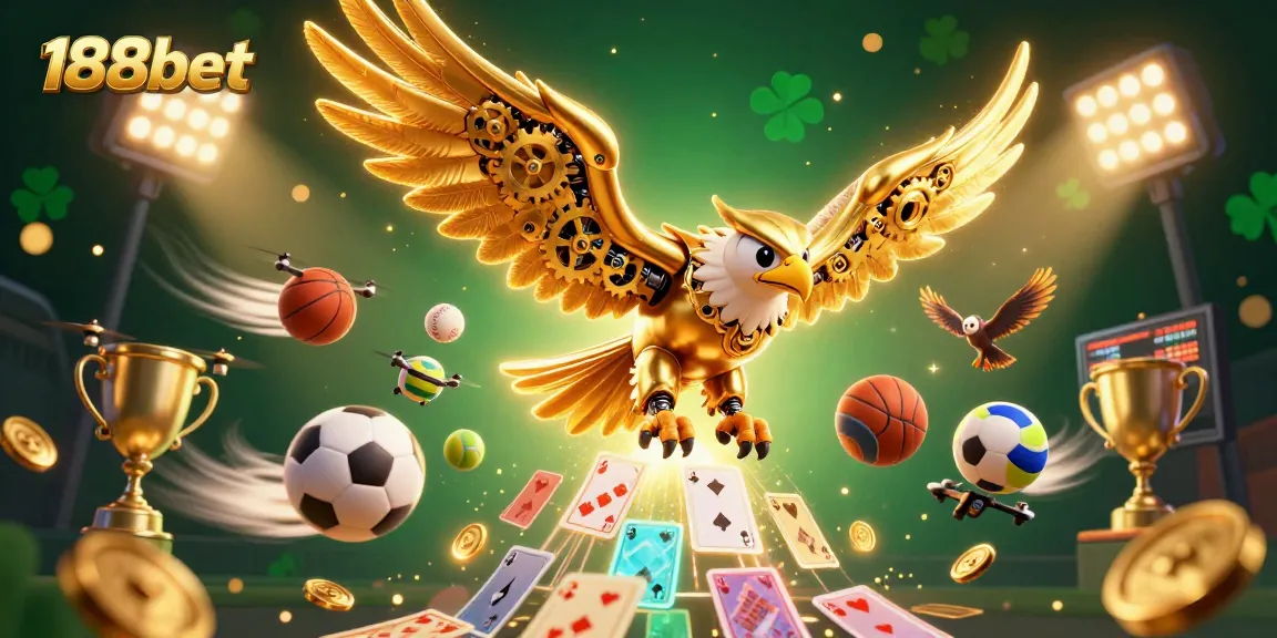 Experience thrilling gameplay at 188bet with a vibrant, action-packed scene of sports betting excitement.