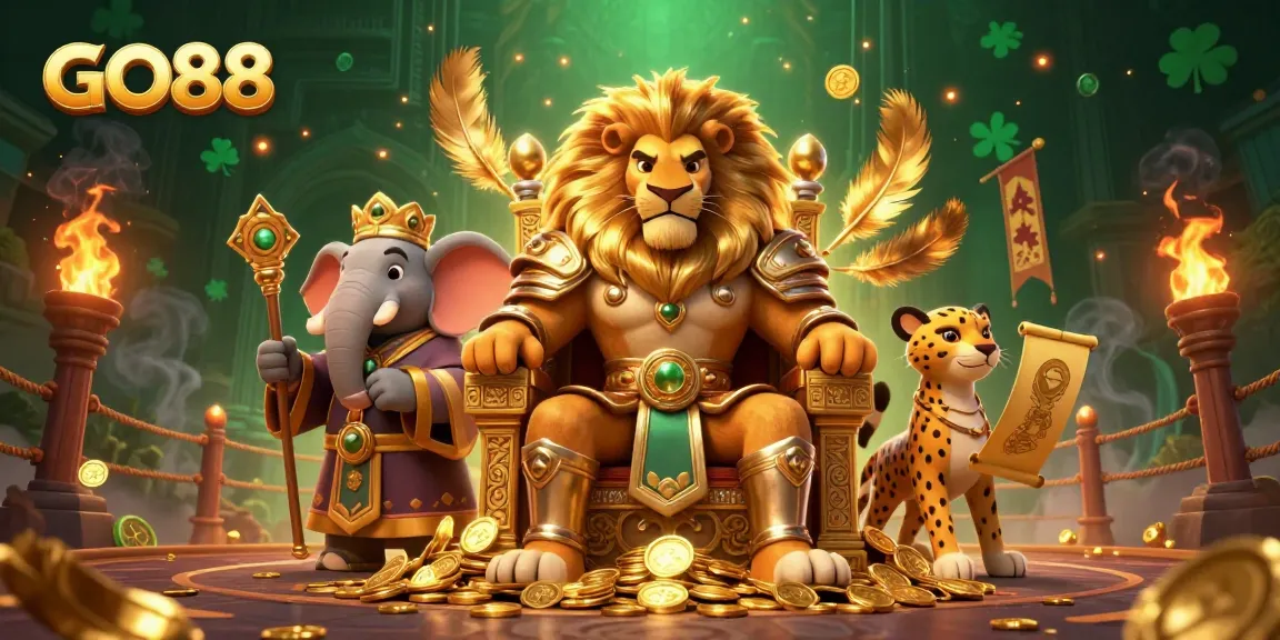 Experience thrilling gameplay at GO88 with exciting betting action, vibrant characters, and dynamic casino elements.