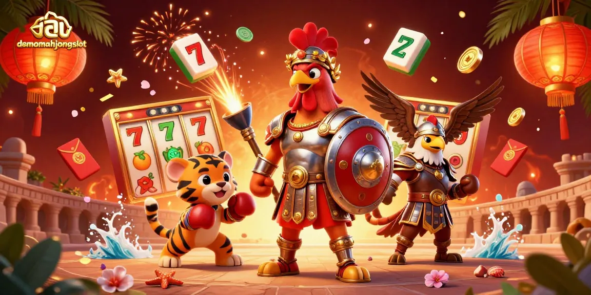 Experience thrilling action at demomahjongslot with colorful slots, lucky symbols, and epic characters.