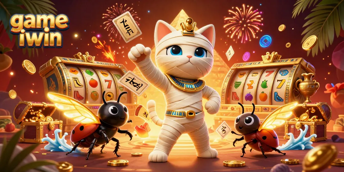 Experience exciting gameplay with game iwin featuring a dynamic casino scene with vibrant characters and elements.
