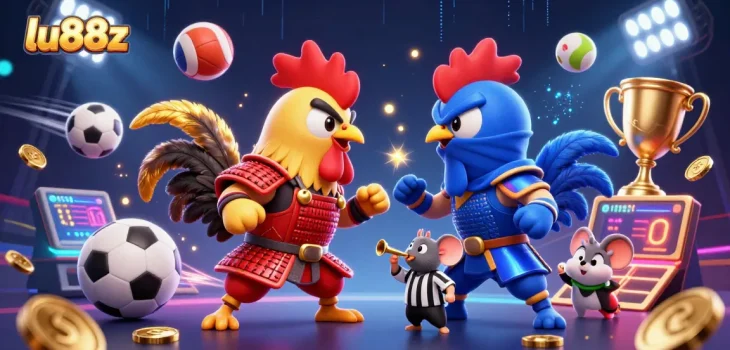Engage in competitive action with lu88z as fighting roosters bring energy to sports betting.