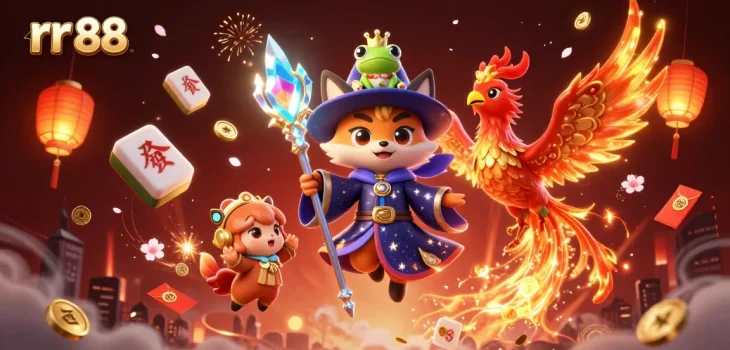 Experience rr 88's thrilling fantasy with a wizard, phoenix, and rich game elements.
